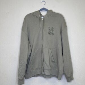 H&M "LA CA" Zip Up Hoodie